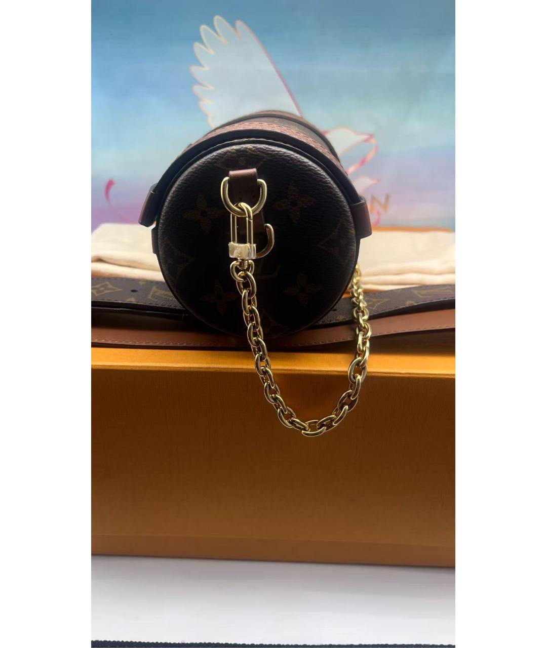 LOUIS VUITTON Коричневая сумка через плечо, фото 3