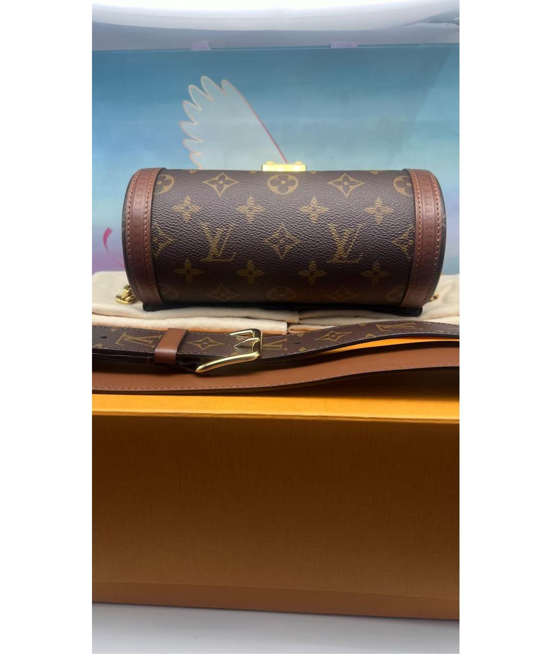 LOUIS VUITTON Коричневая сумка через плечо, фото 4