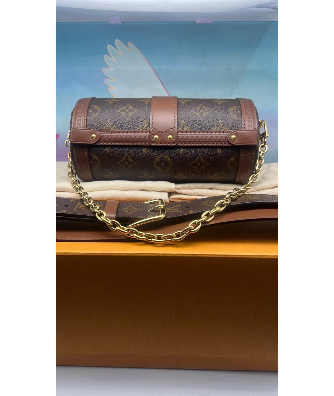 LOUIS VUITTON Коричневая сумка через плечо, фото 2