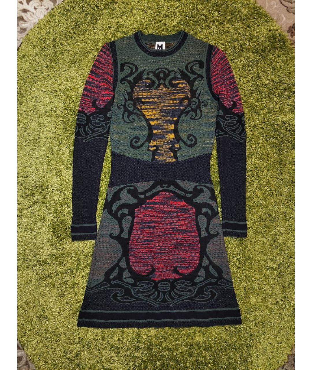 M MISSONI Мульти вискозное платье, фото 9