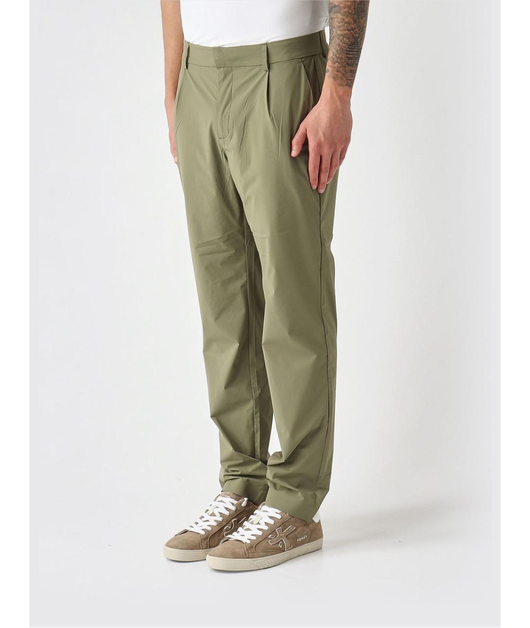 K-WAY Зеленые полиамидовые повседневные брюки, фото 4