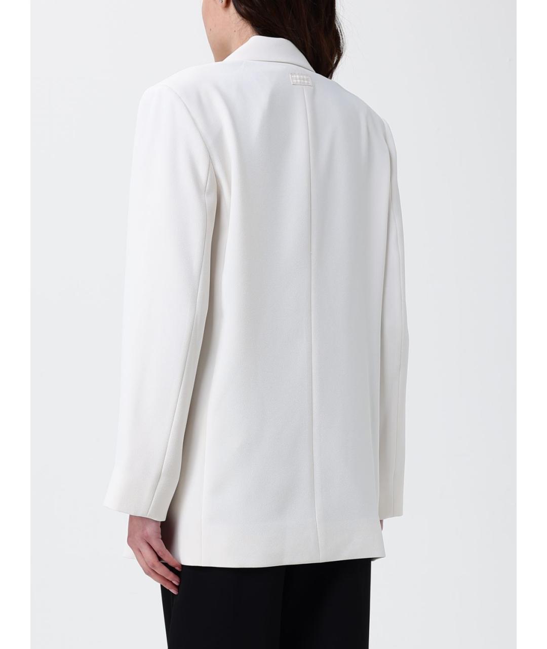 ARMANI EXCHANGE Белый полиэстеровый жакет/пиджак, фото 2