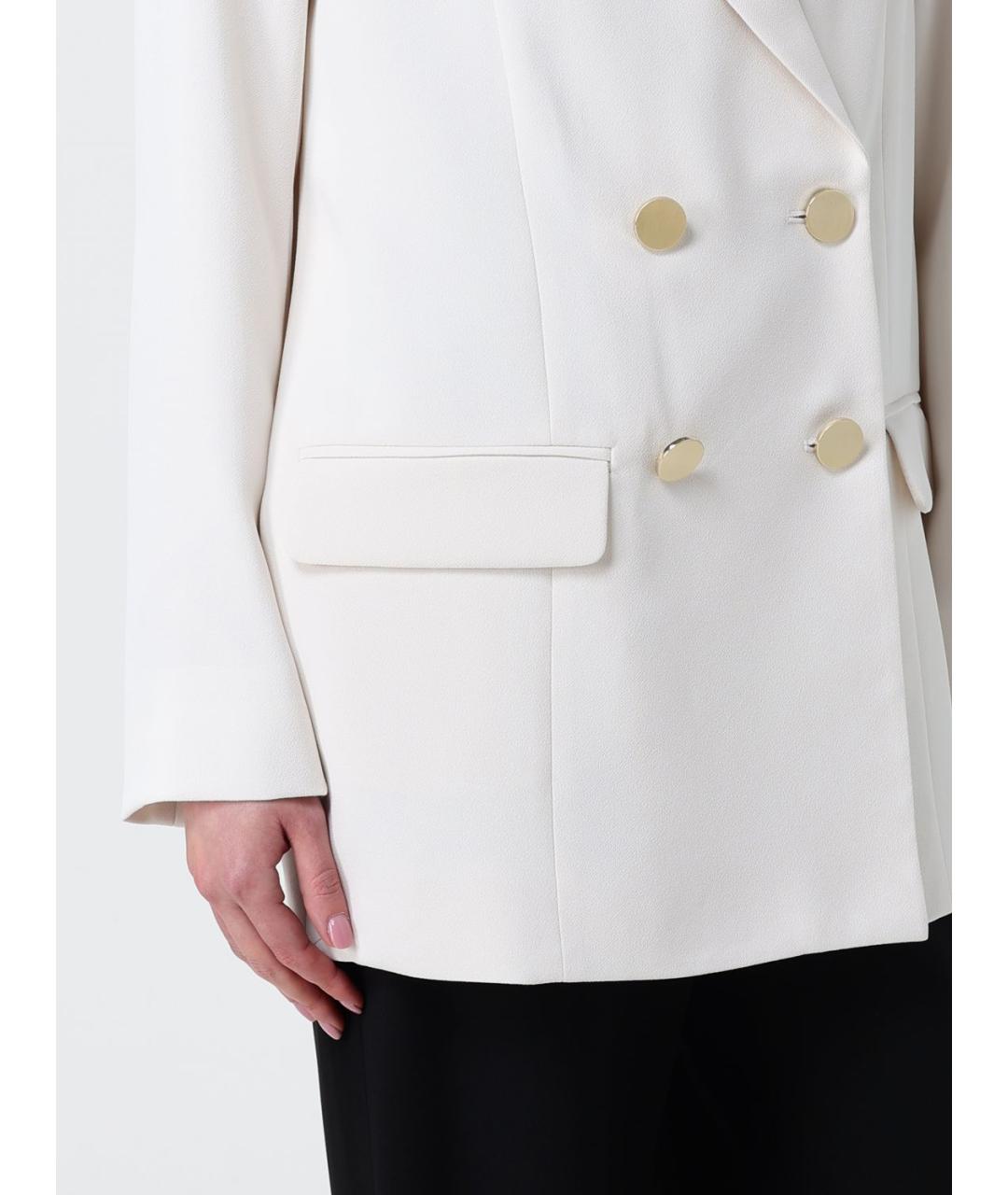 ARMANI EXCHANGE Белый полиэстеровый жакет/пиджак, фото 3