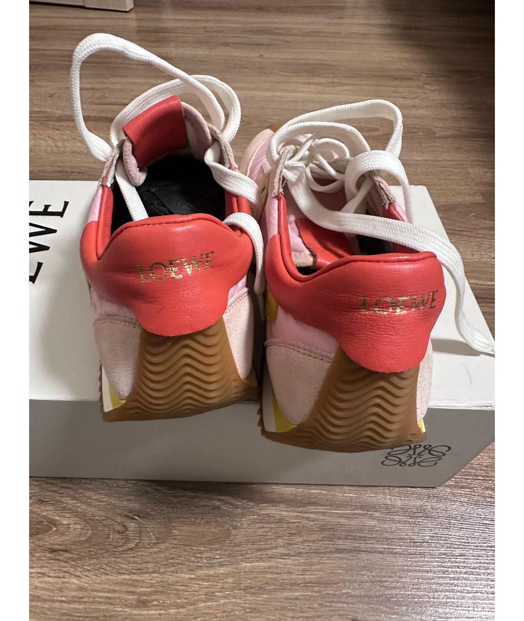 LOEWE Розовые кроссовки, фото 4