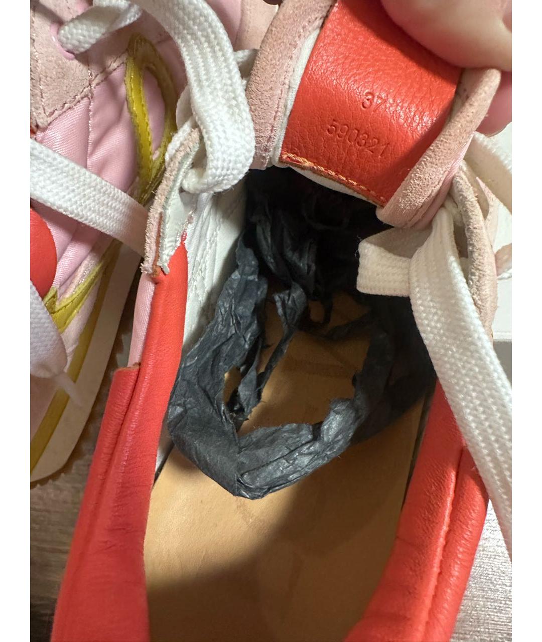 LOEWE Розовые кроссовки, фото 3