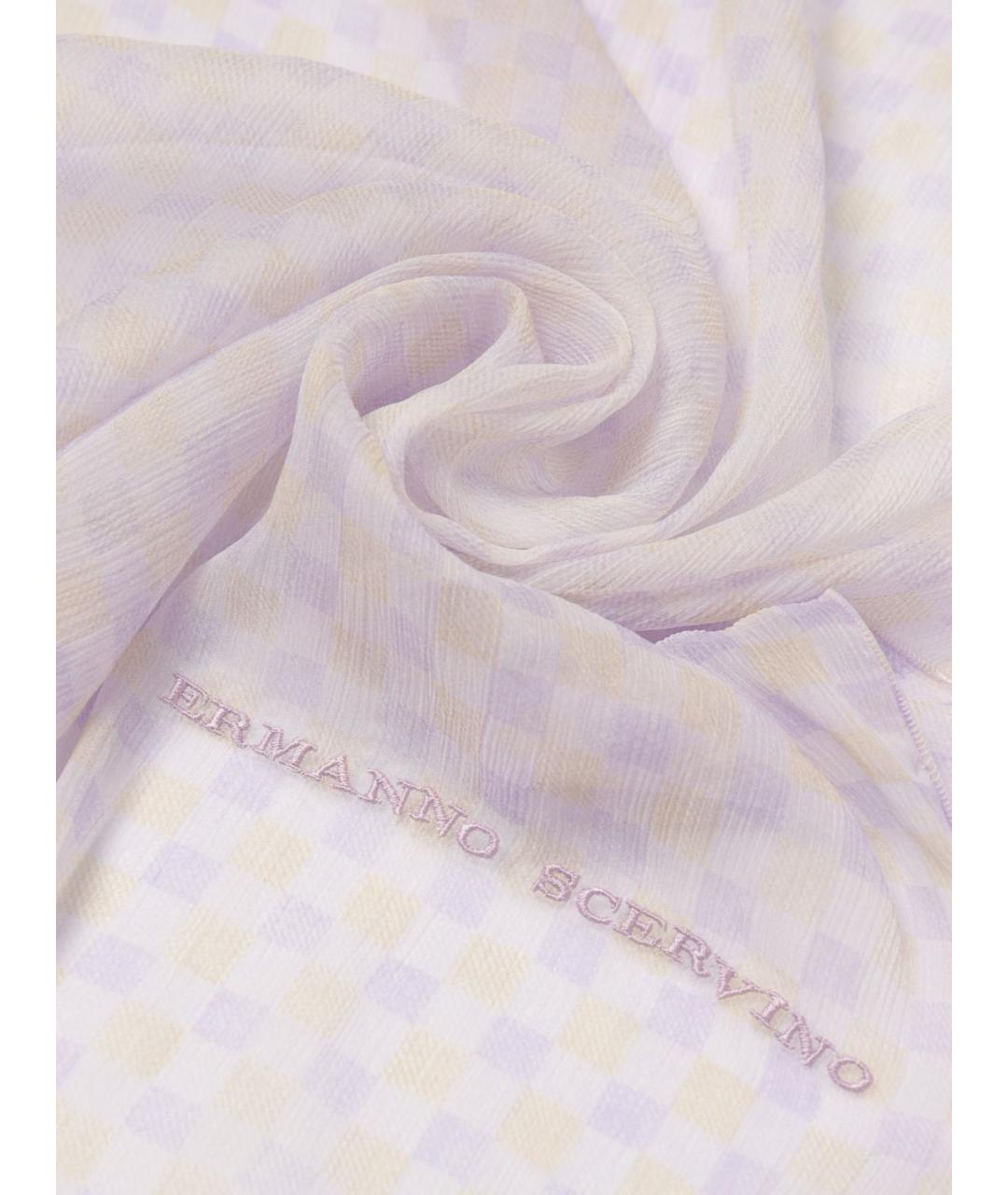 ERMANNO SCERVINO Фиолетовый шарф, фото 3