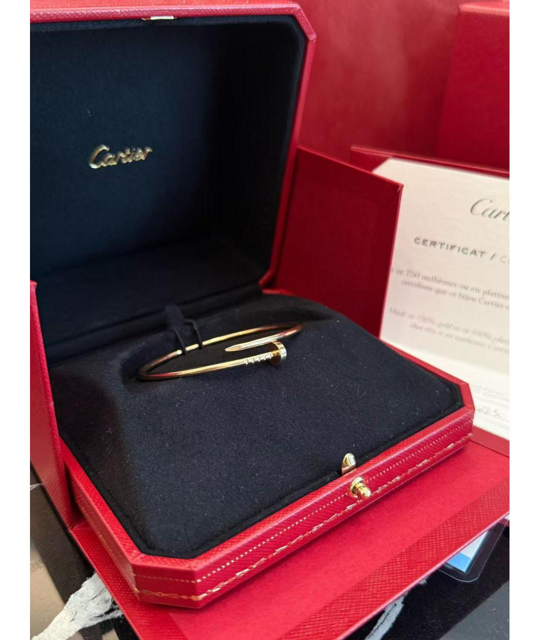 CARTIER Золотой браслет, фото 3