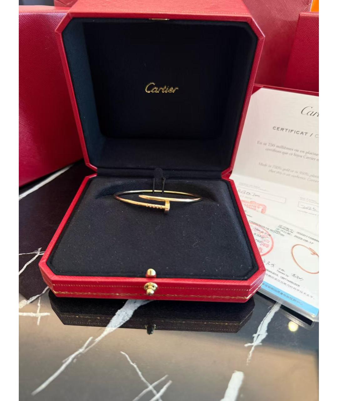 CARTIER Золотой браслет, фото 2