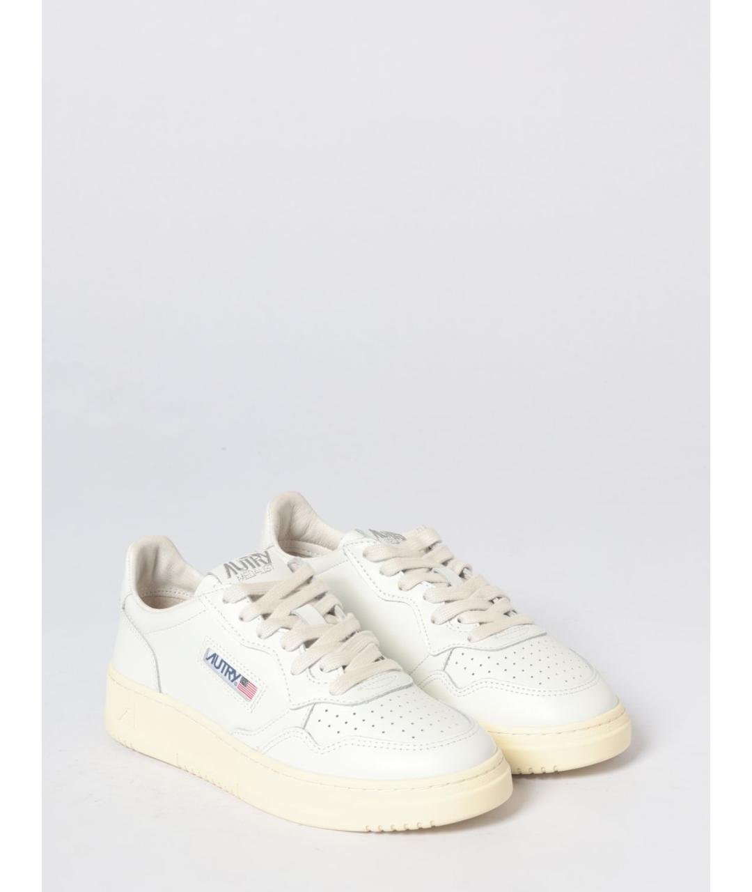 AUTRY Белые кожаные кеды, фото 2