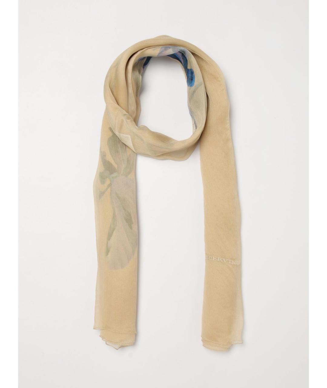 ERMANNO SCERVINO Бежевый шарф, фото 2