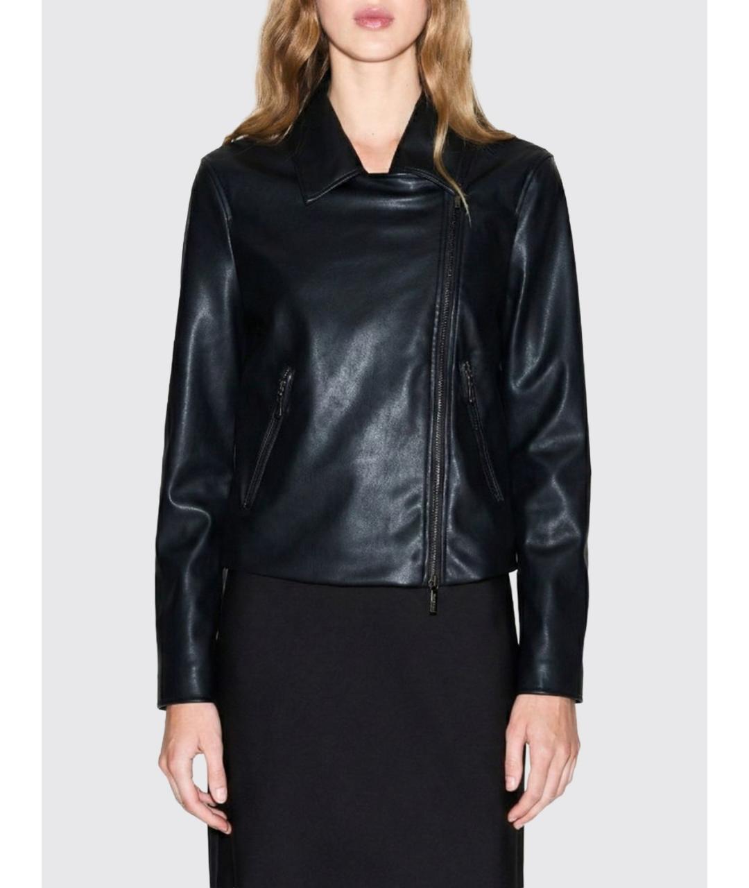 ARMANI EXCHANGE Черная полиэстеровая куртка, фото 2