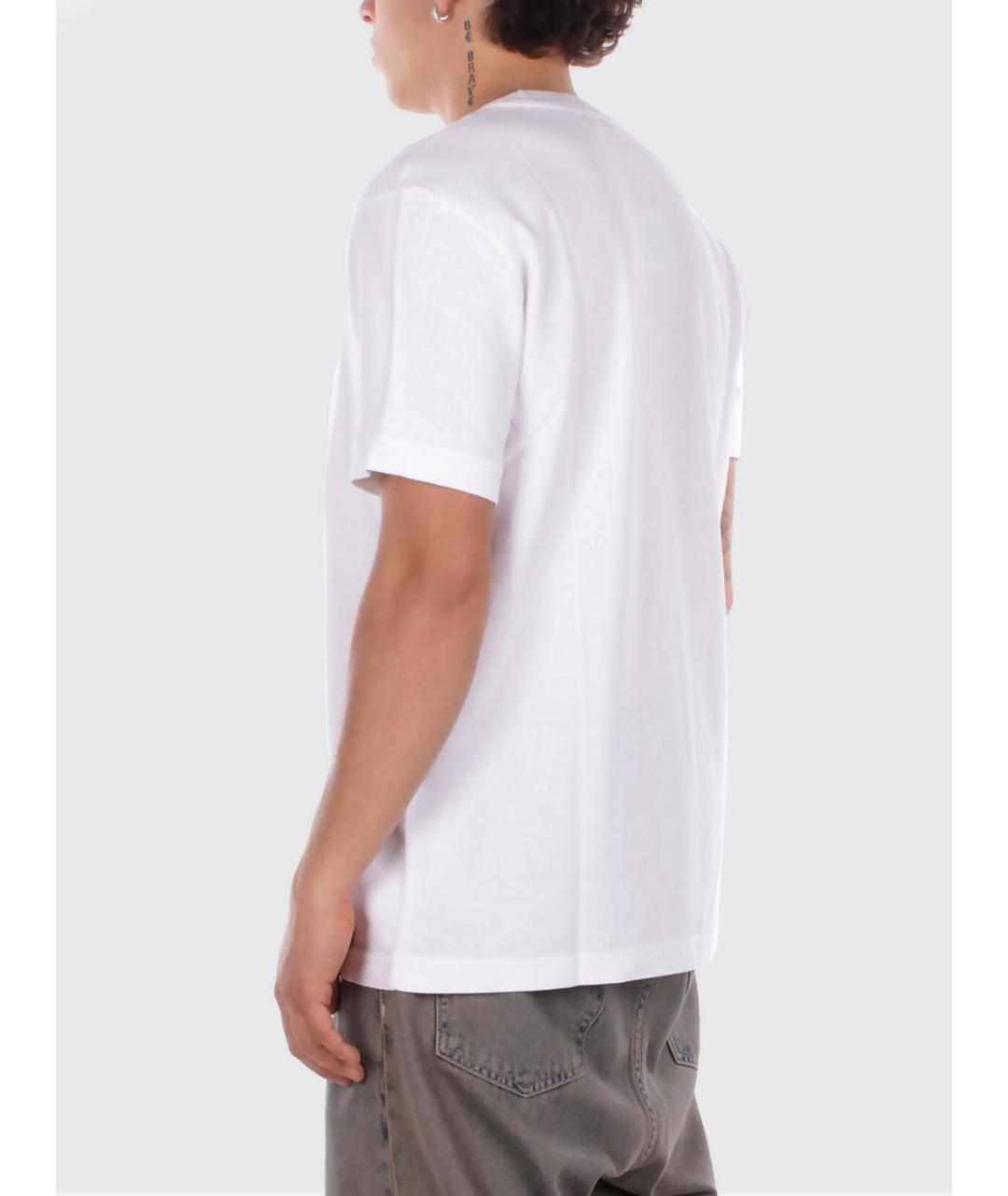 FAY Белая хлопковая футболка, фото 2