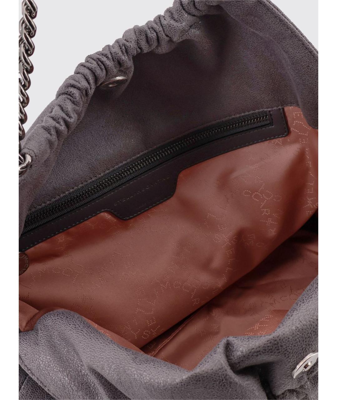 STELLA MCCARTNEY Серая сумка через плечо из искусственной кожи, фото 4