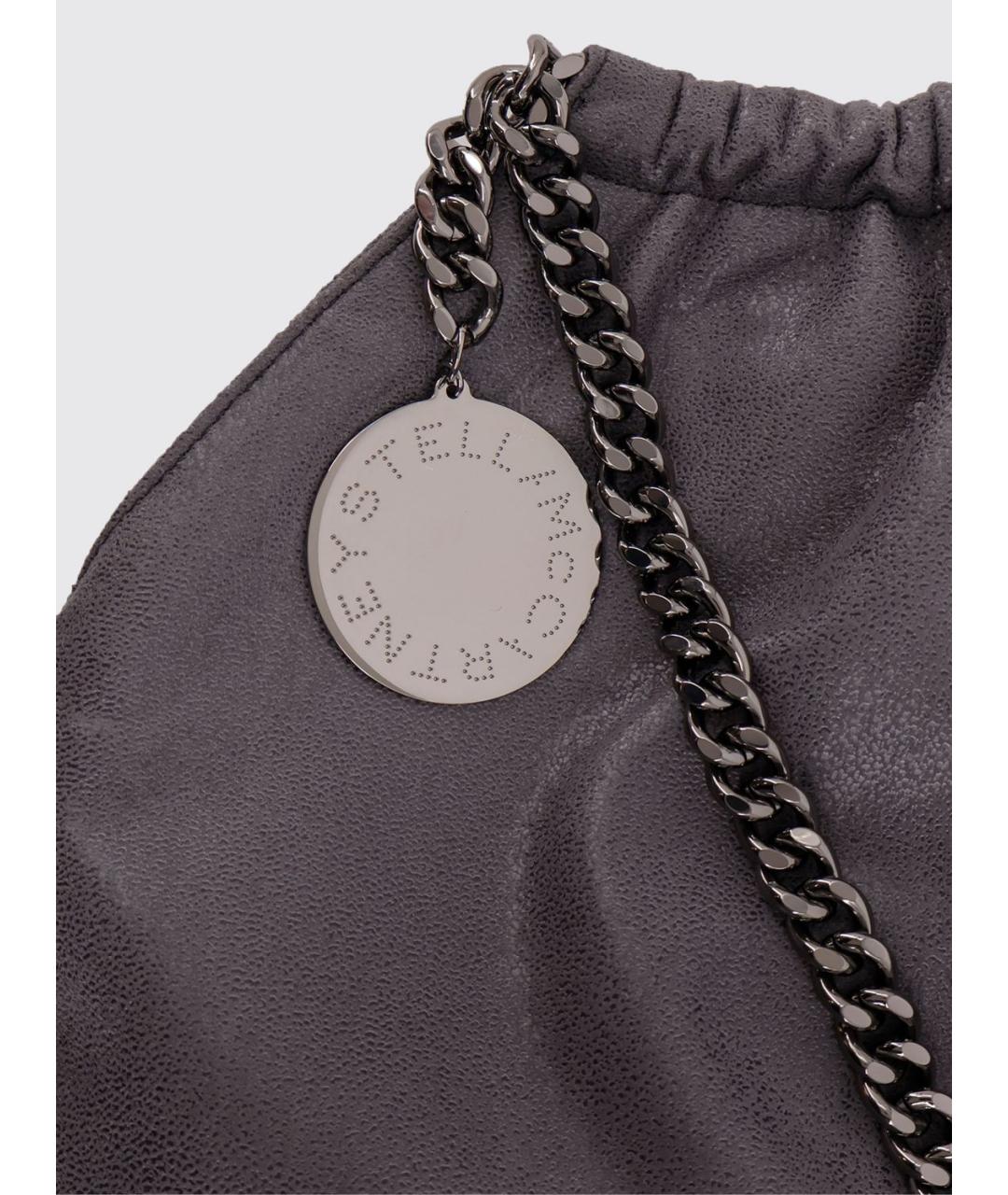 STELLA MCCARTNEY Серая сумка через плечо из искусственной кожи, фото 3