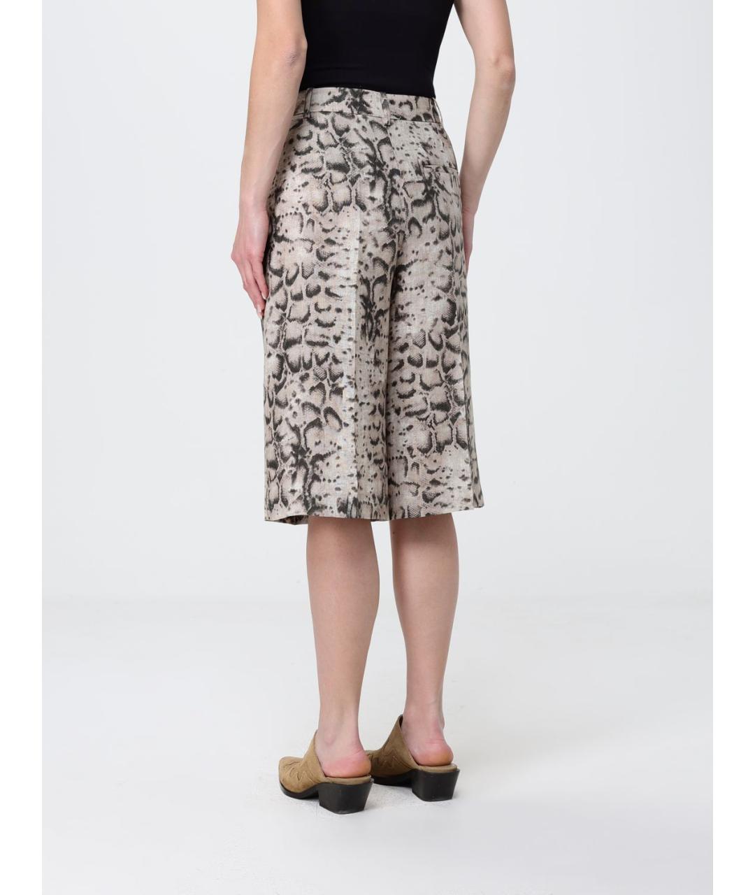 PINKO Мульти льняные шорты, фото 2