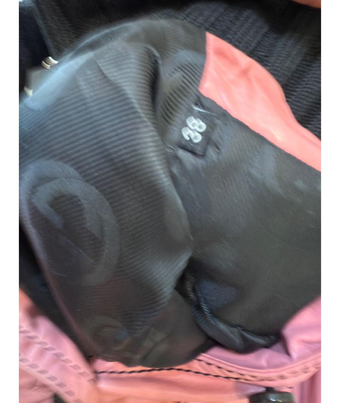 GUCCI Коралловая кожаная куртка, фото 5