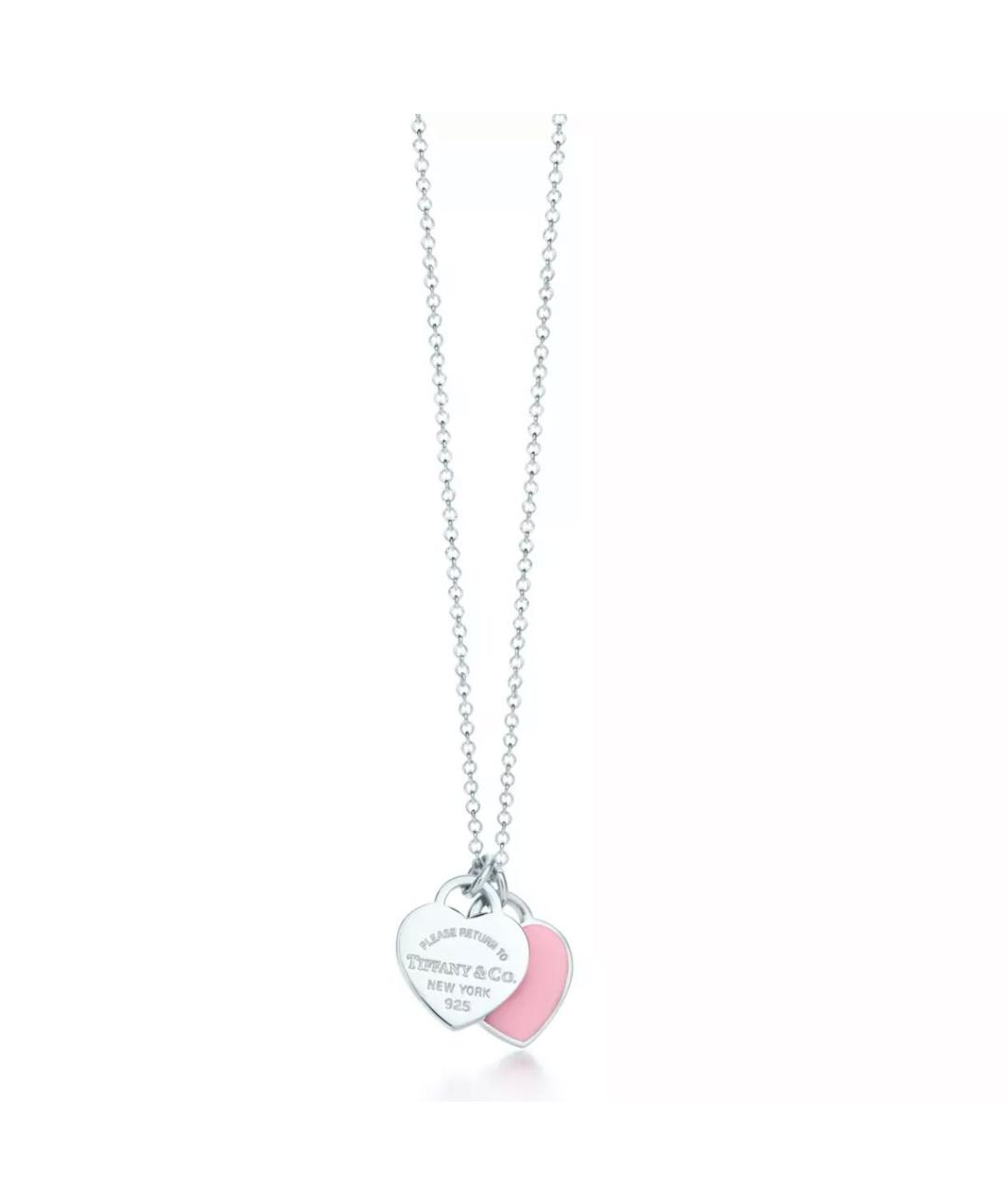 TIFFANY&CO Розовое серебряное колье, фото 2