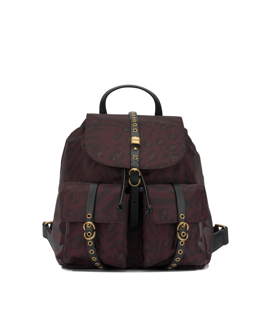 PINKO Бордовый тканевый рюкзак, фото 1