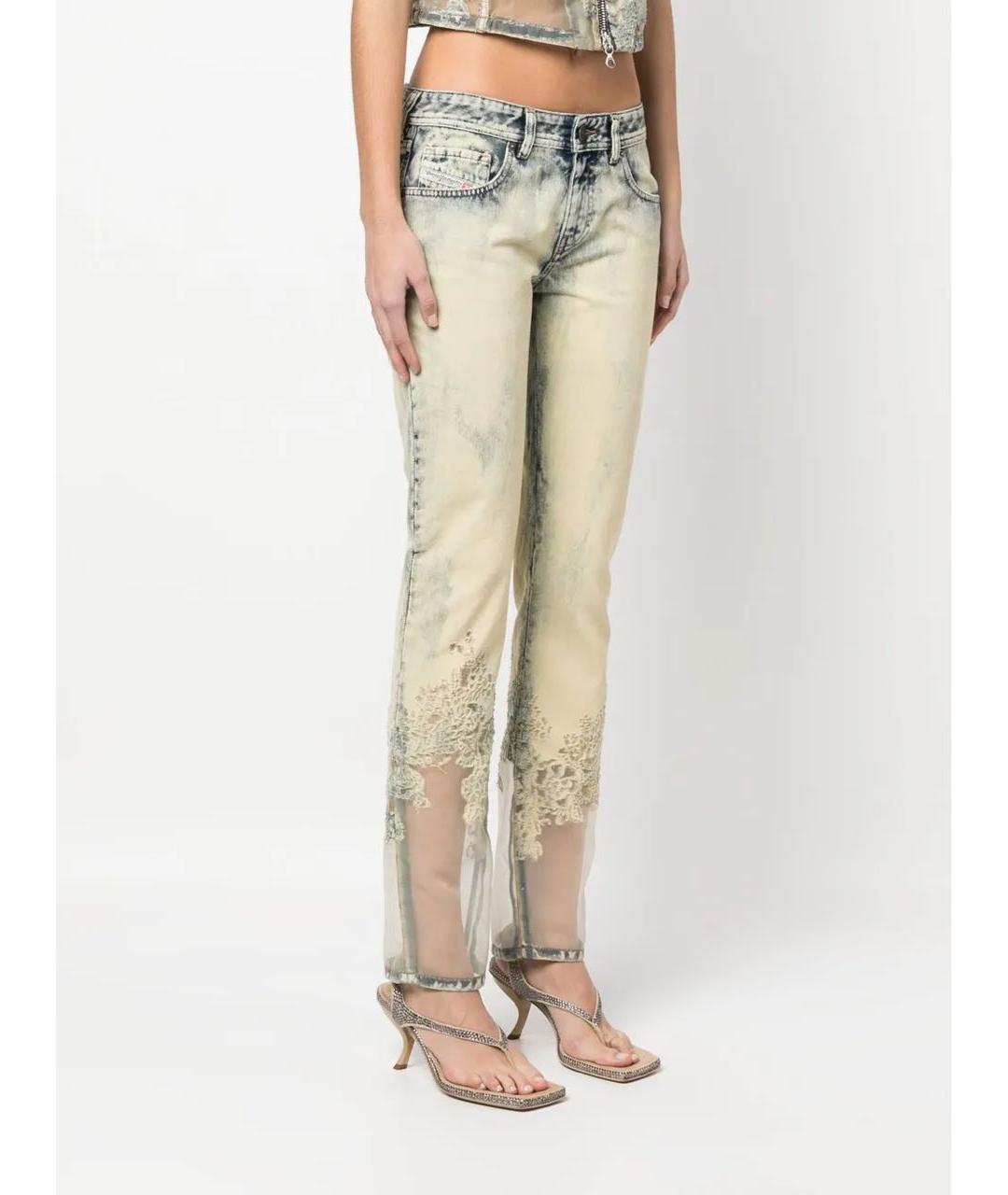 DIESEL Хлопковые прямые джинсы, фото 2