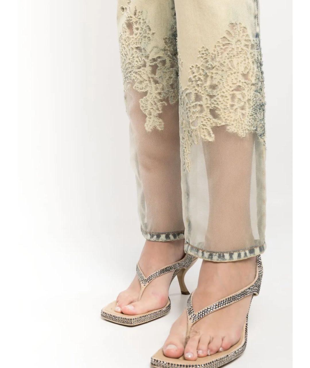 DIESEL Хлопковые прямые джинсы, фото 4