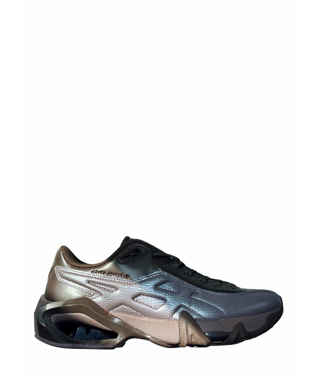 ASICS Коричневые кожаные кроссовки, фото 1