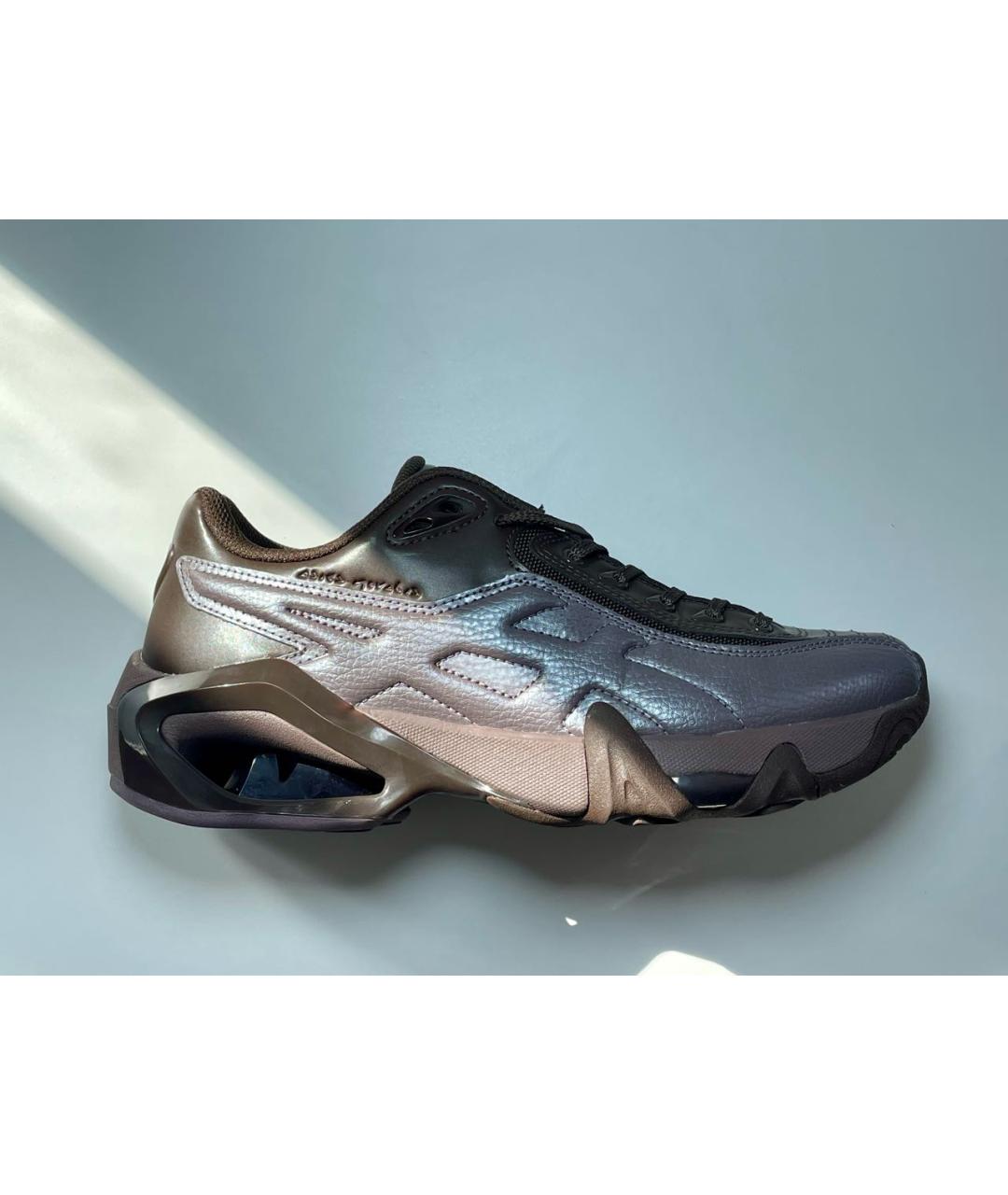 ASICS Коричневые кожаные кроссовки, фото 8