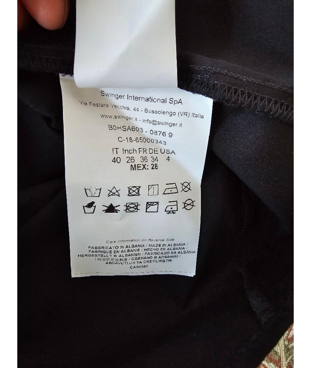 VERSACE JEANS COUTURE Черная хлопковая рубашка, фото 7