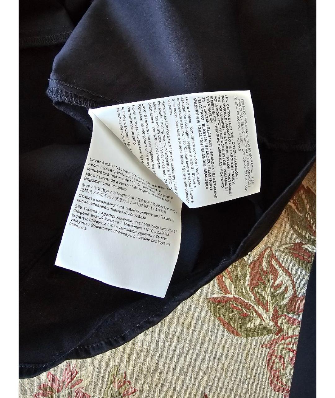 VERSACE JEANS COUTURE Черная хлопковая рубашка, фото 5