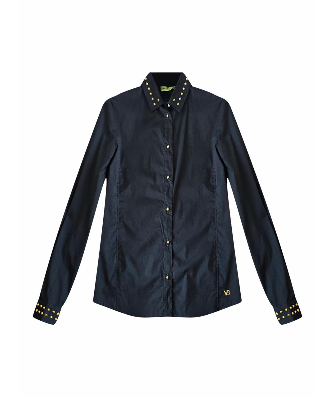 VERSACE JEANS COUTURE Черная хлопковая рубашка, фото 1