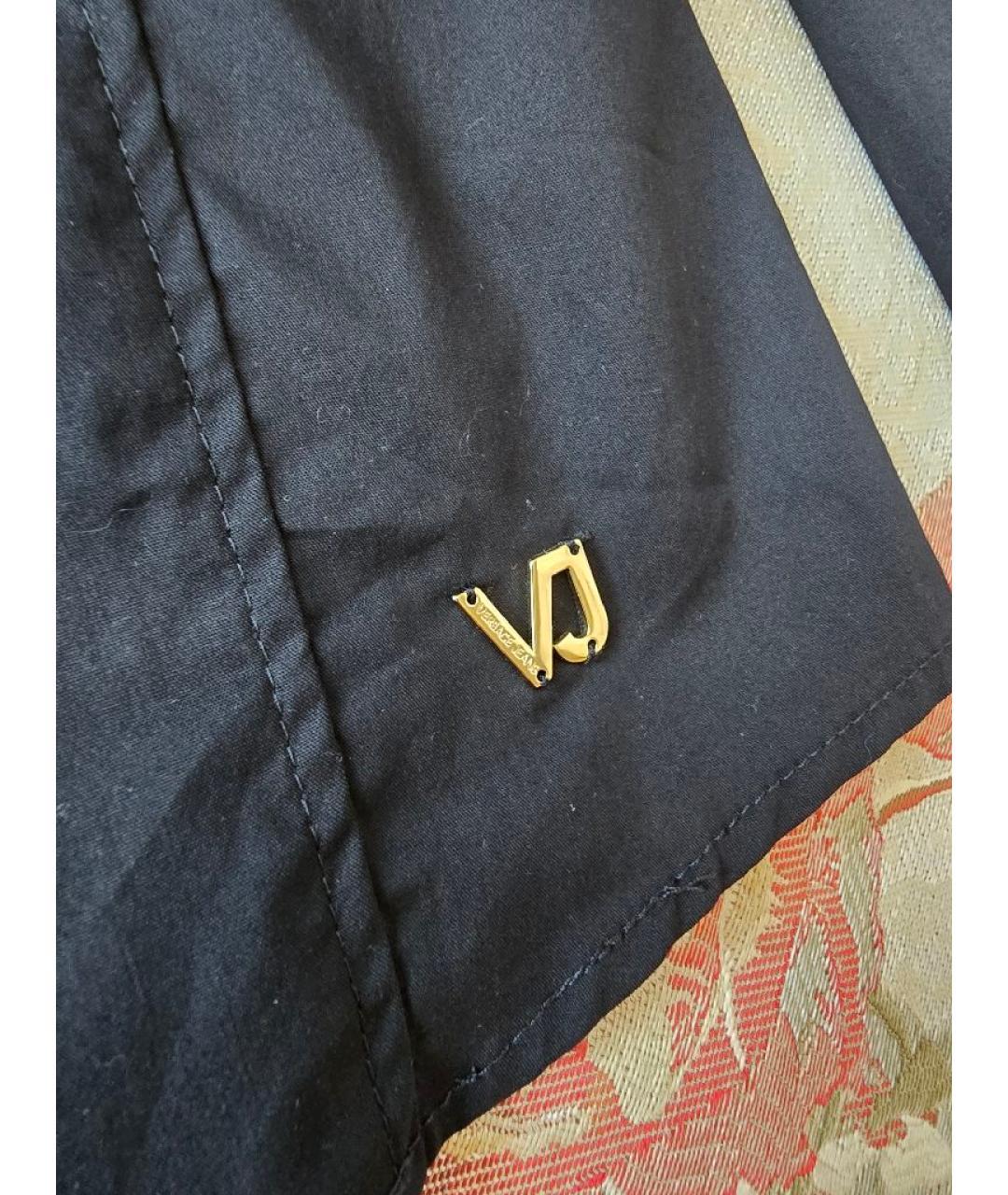 VERSACE JEANS COUTURE Черная хлопковая рубашка, фото 6