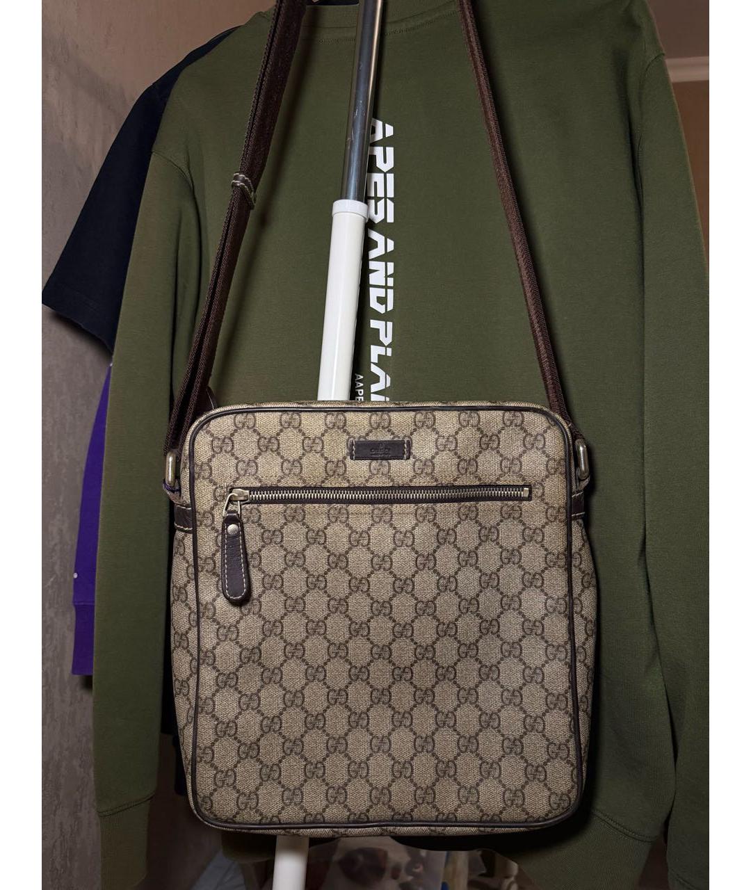 GUCCI Бежевая сумка на плечо, фото 9