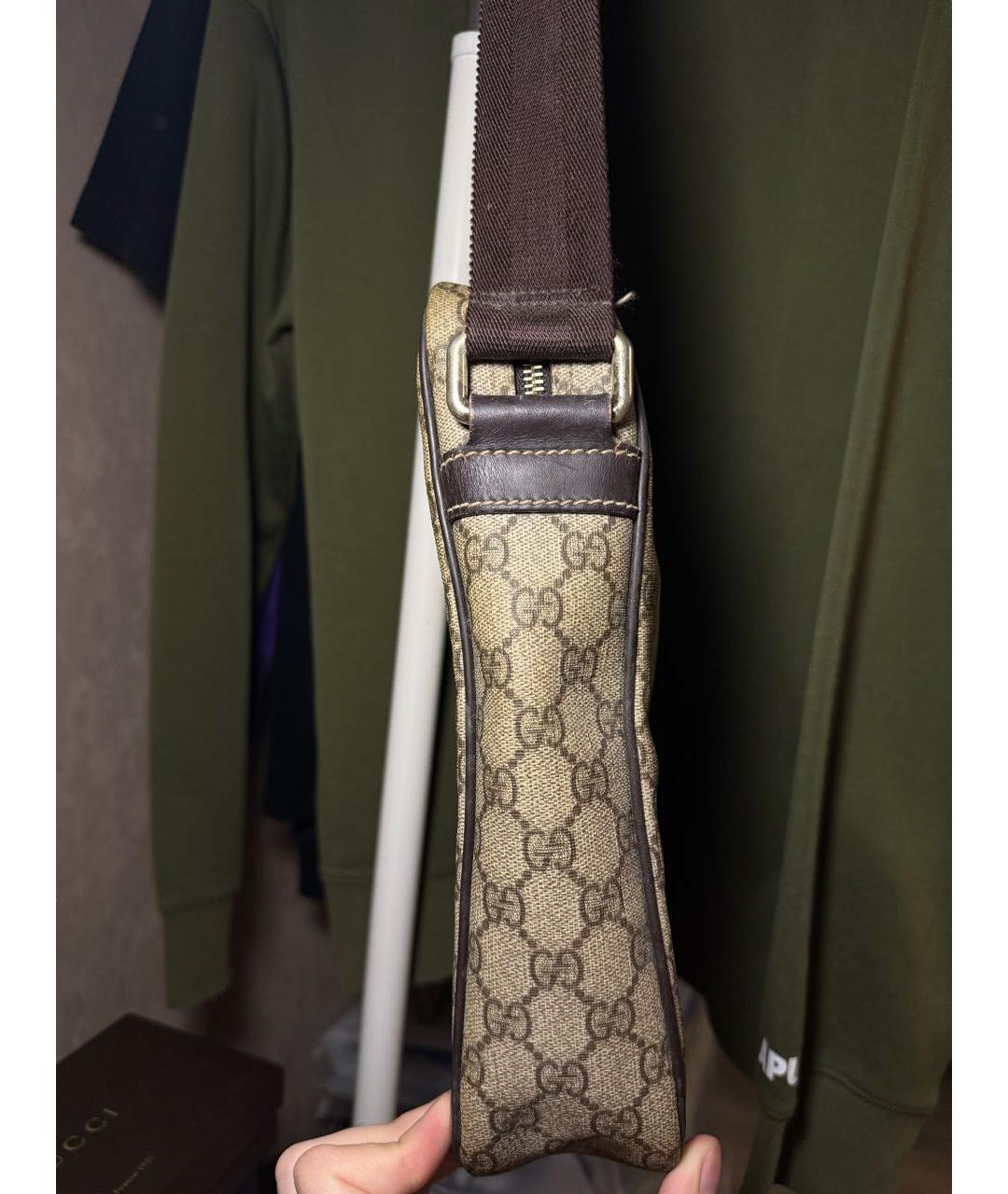 GUCCI Бежевая сумка на плечо, фото 6