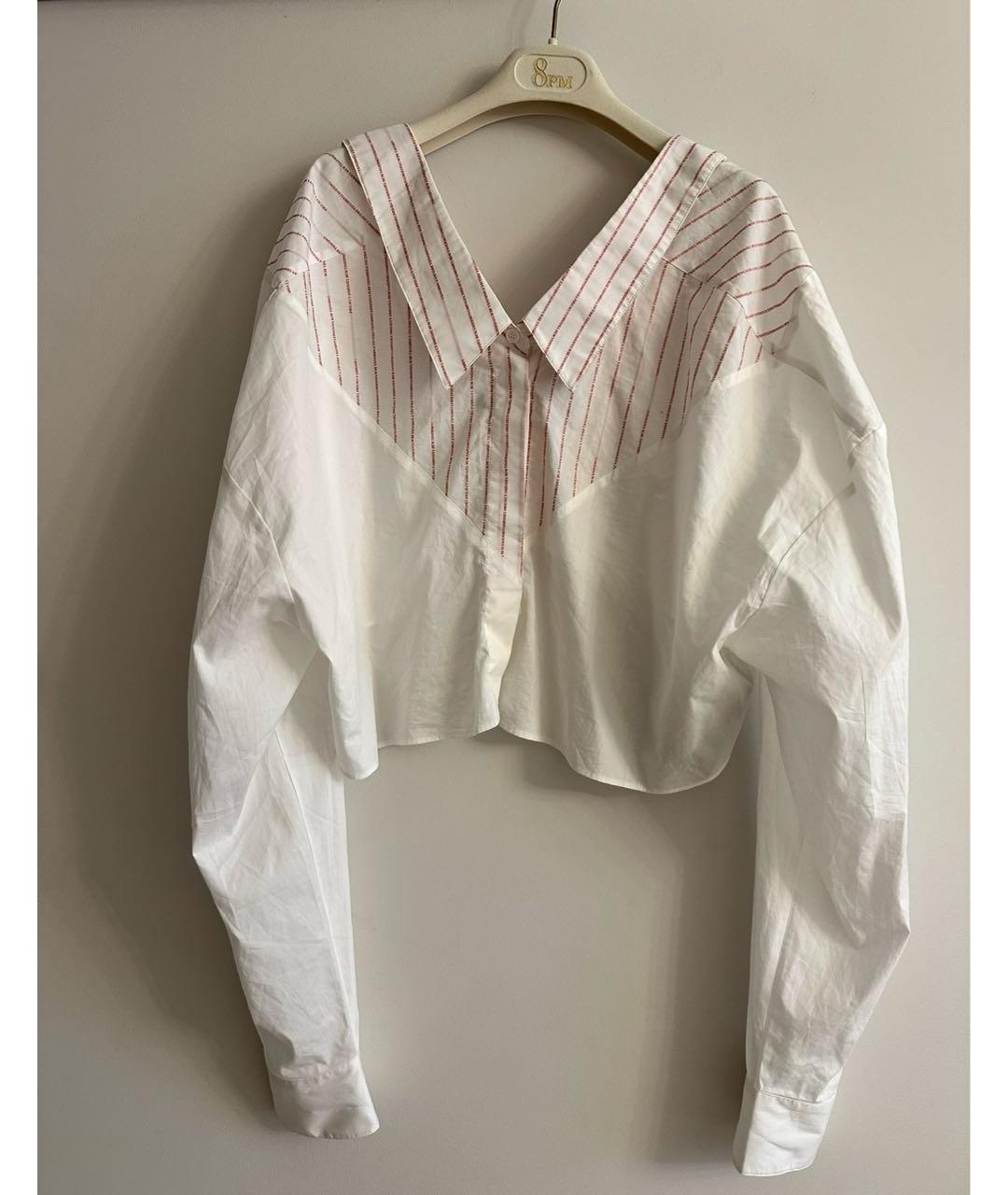 UNRAVEL PROJECT Белая хлопковая рубашка, фото 6