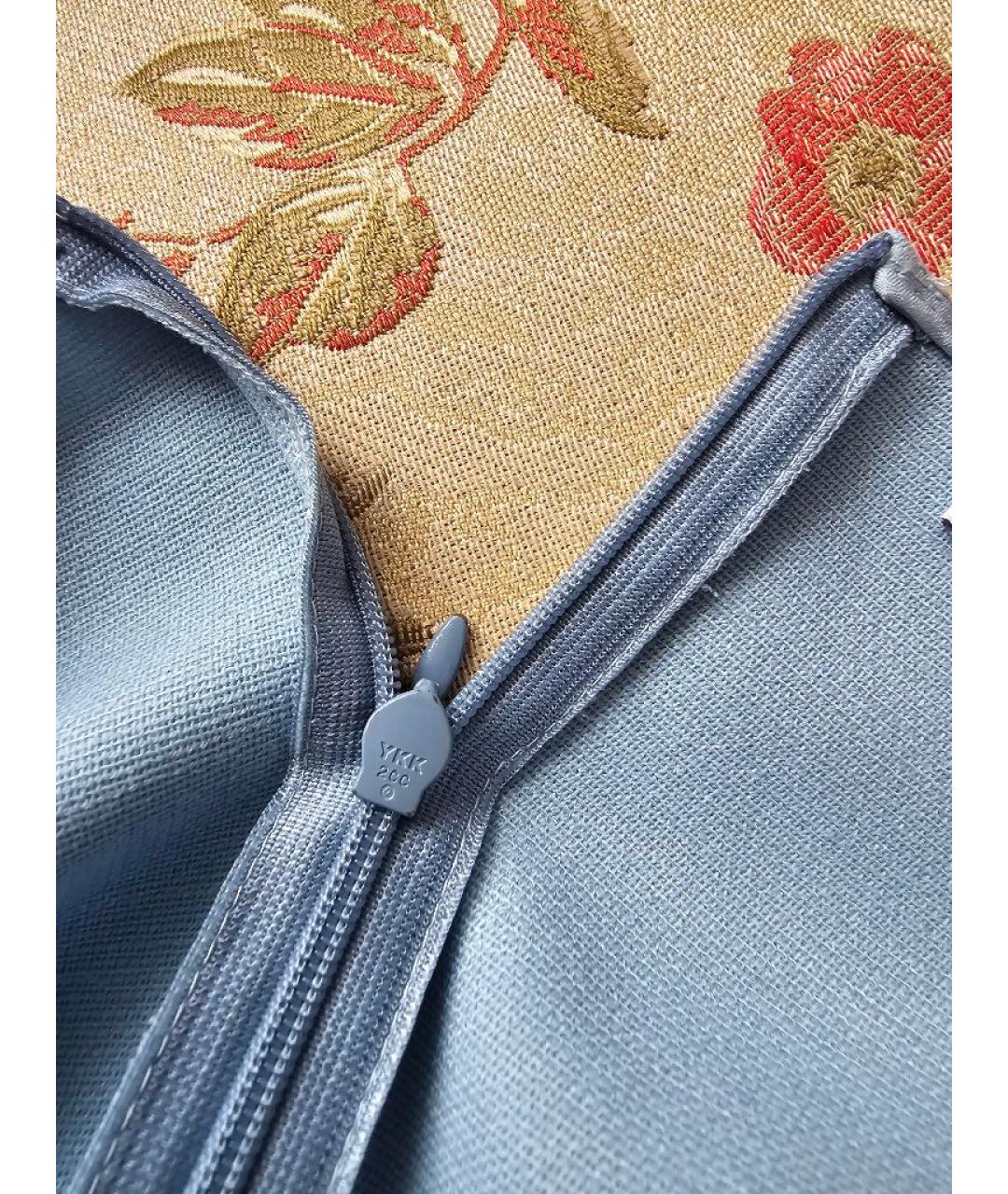 RED VALENTINO Голубое полиэстеровое платье, фото 7