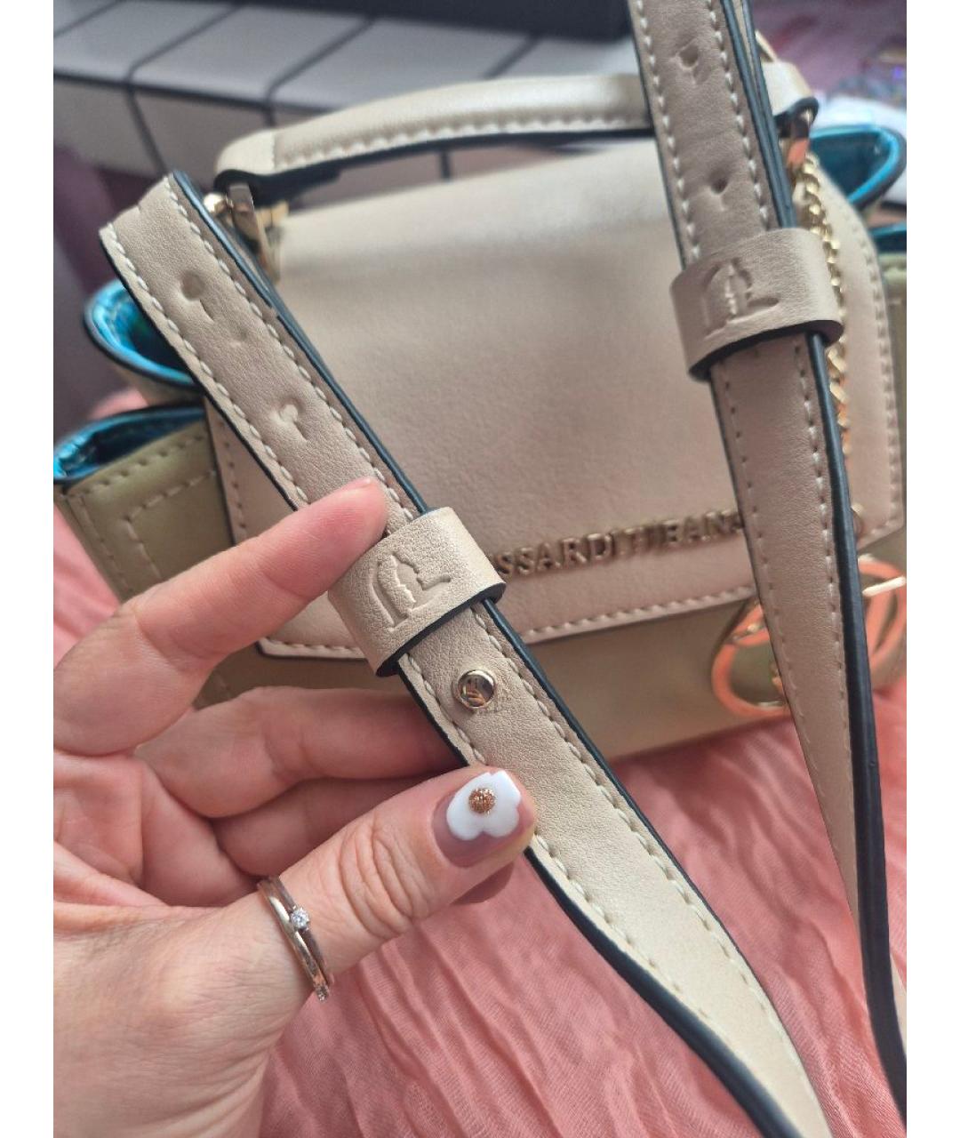 TRUSSARDI JEANS Сумка через плечо из искусственной кожи, фото 9