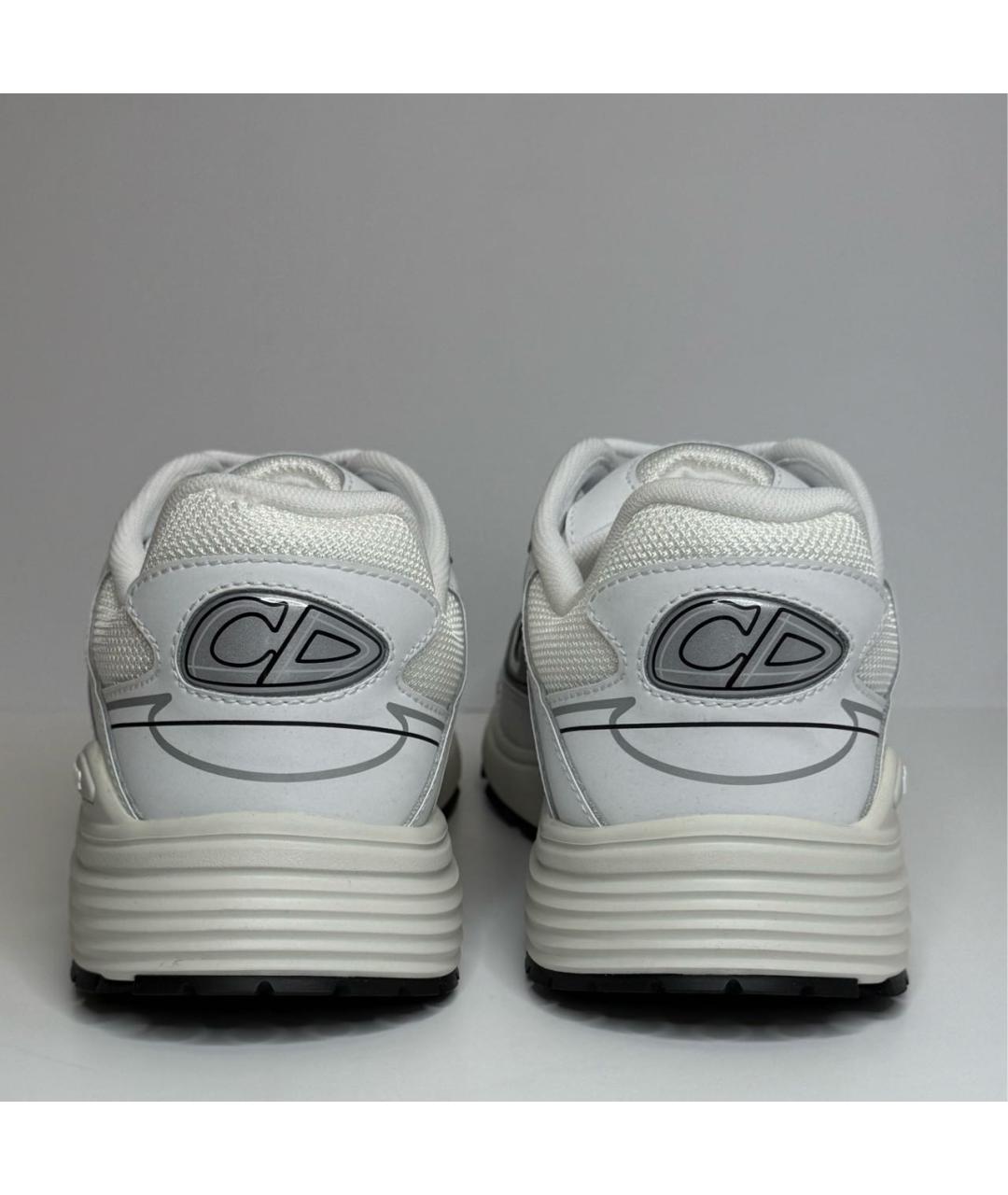 CHRISTIAN DIOR Белые текстильные низкие кроссовки / кеды, фото 4