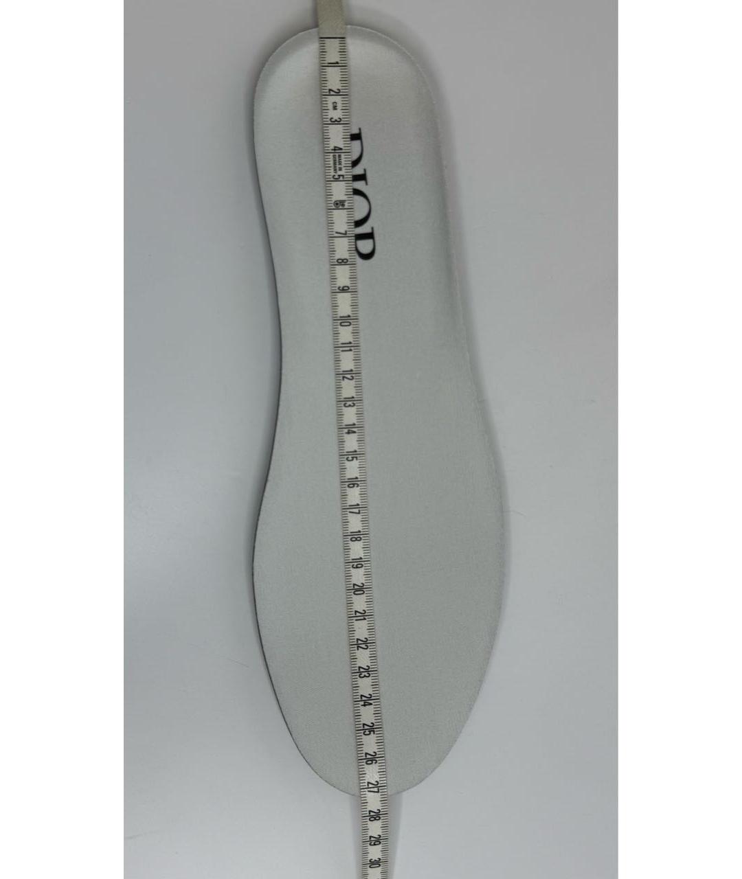 CHRISTIAN DIOR Белые текстильные низкие кроссовки / кеды, фото 7