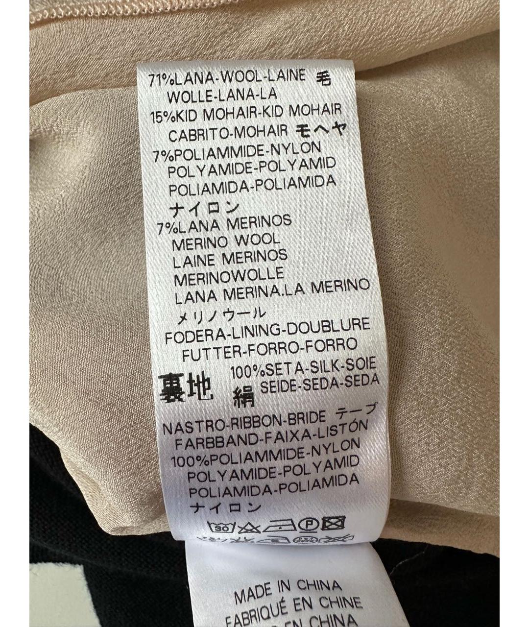 VALENTINO Черная шерстяная майка, фото 7