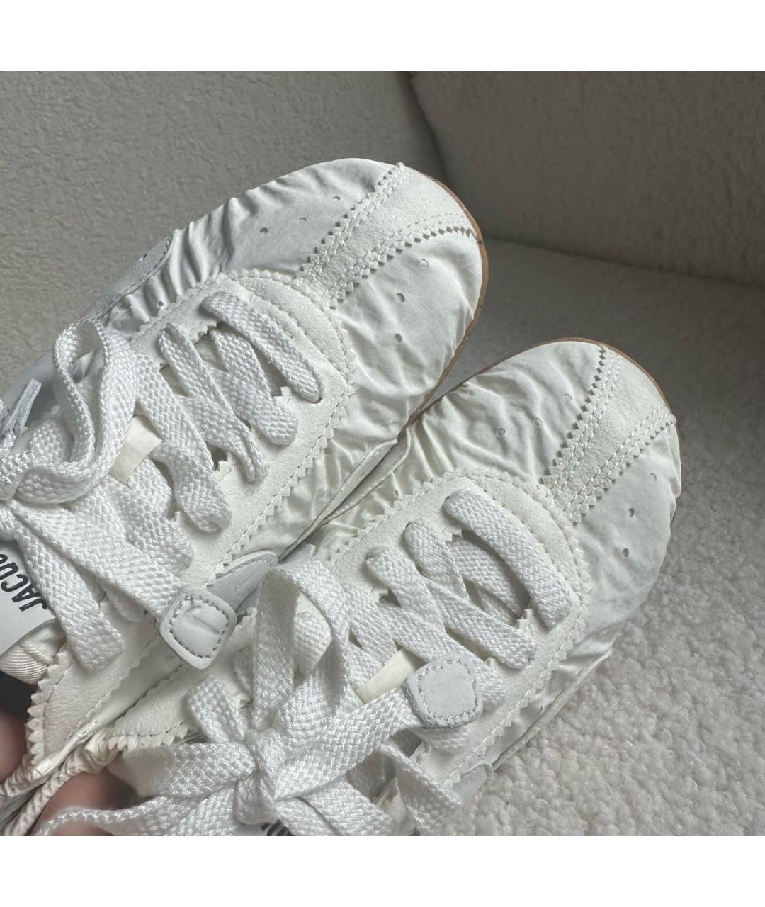 NIKE Белые текстильные кроссовки, фото 6