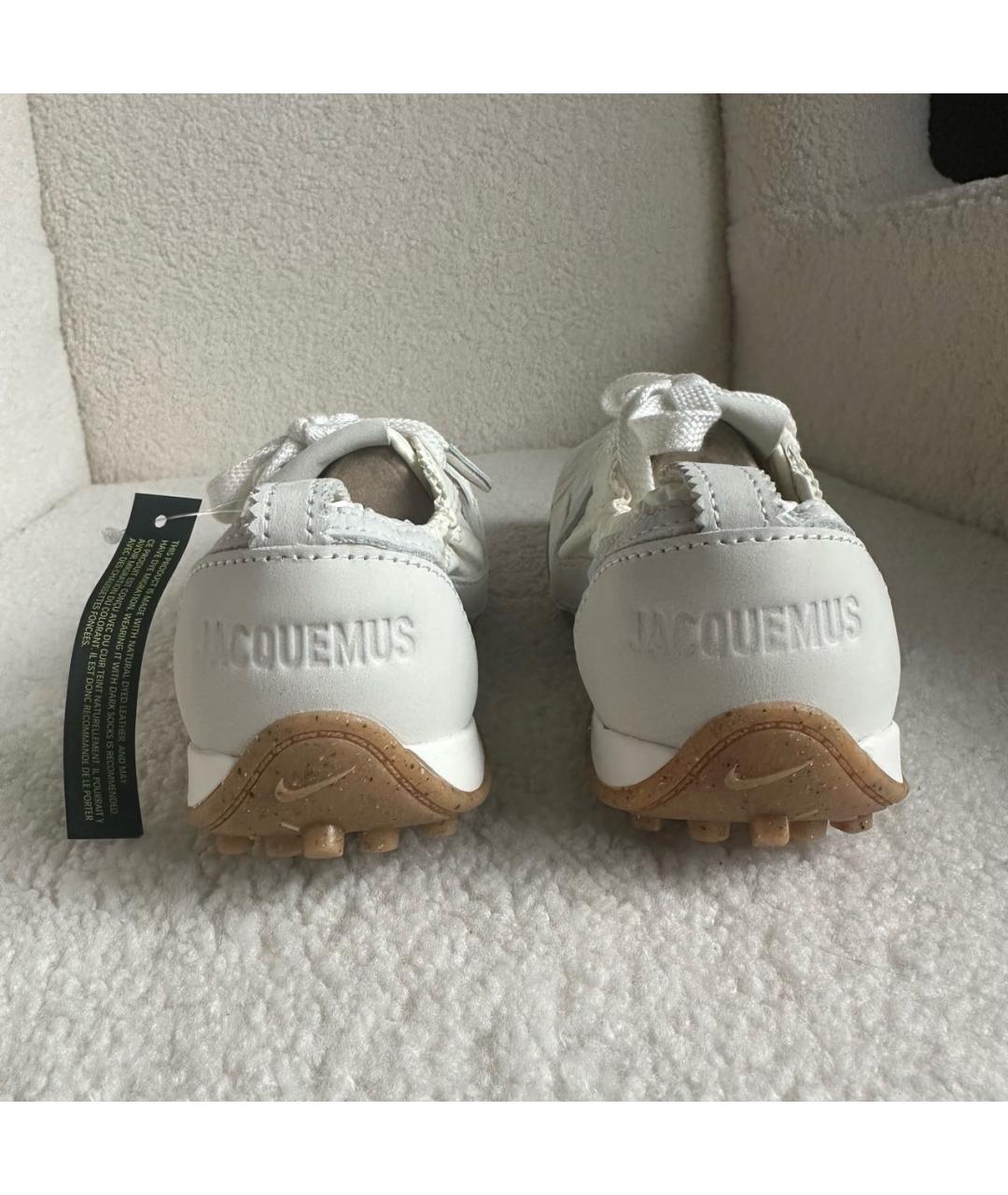 NIKE Белые текстильные кроссовки, фото 4