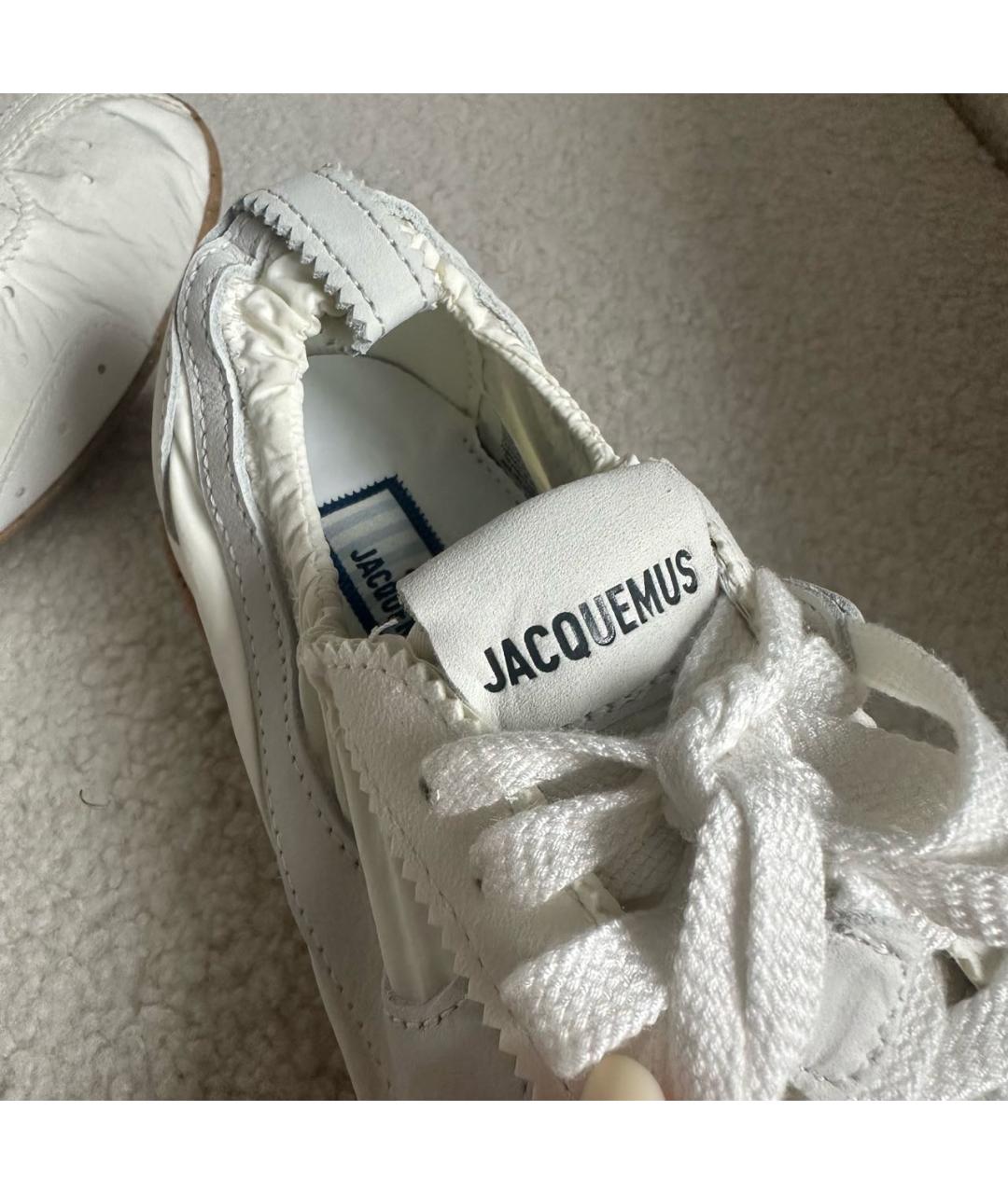 NIKE Белые текстильные кроссовки, фото 7