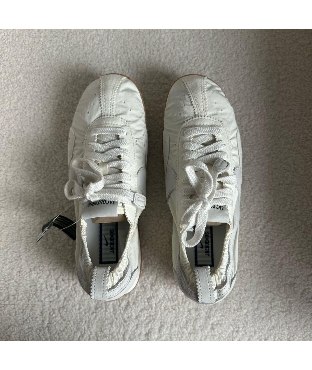 NIKE Белые текстильные кроссовки, фото 3