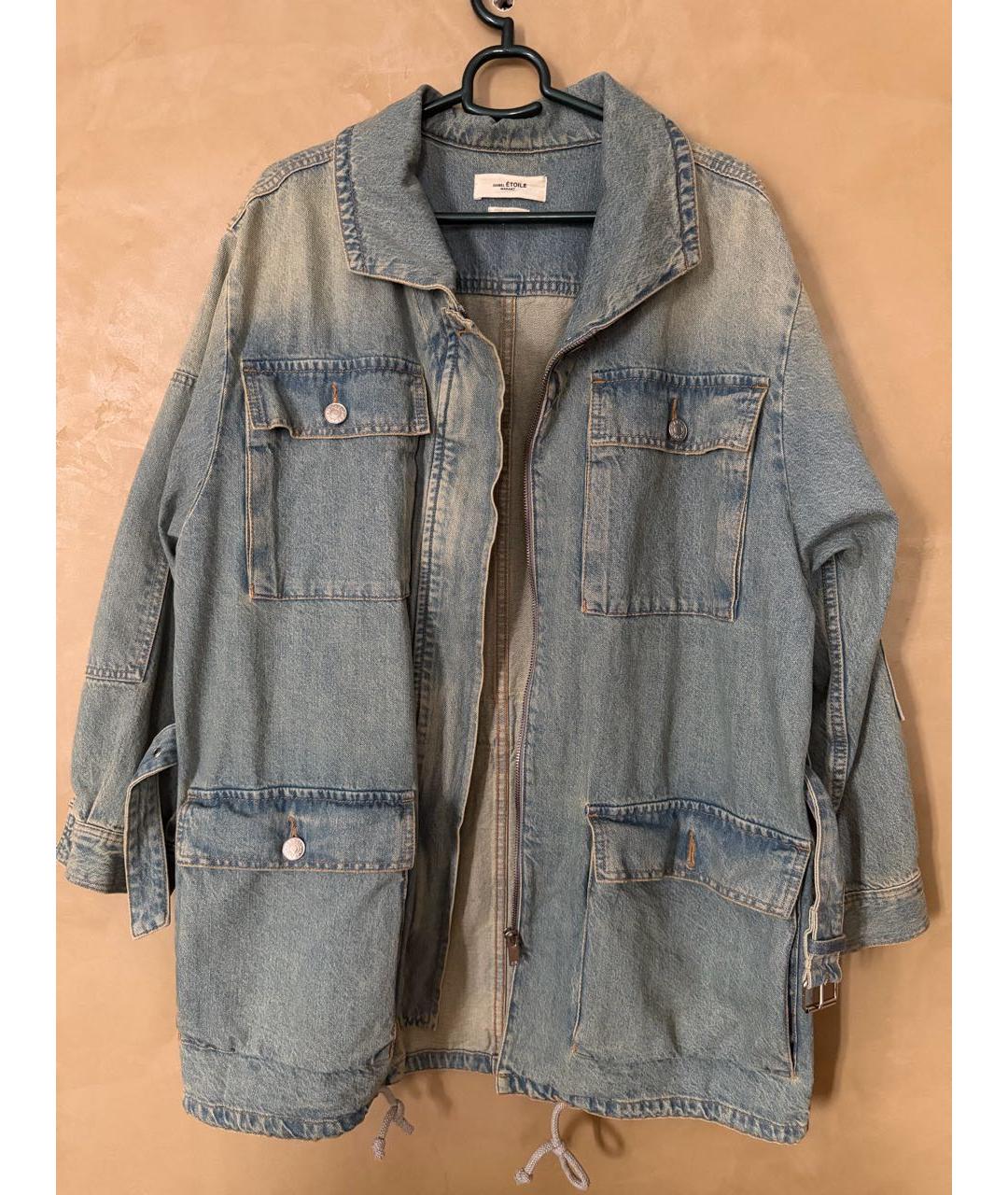 ISABEL MARANT ETOILE Голубая деним куртка, фото 5