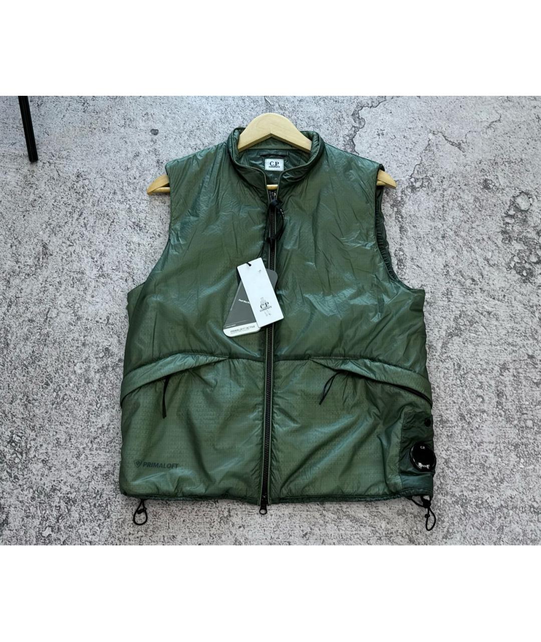 CP COMPANY Зеленый полиамидовый жилет, фото 9
