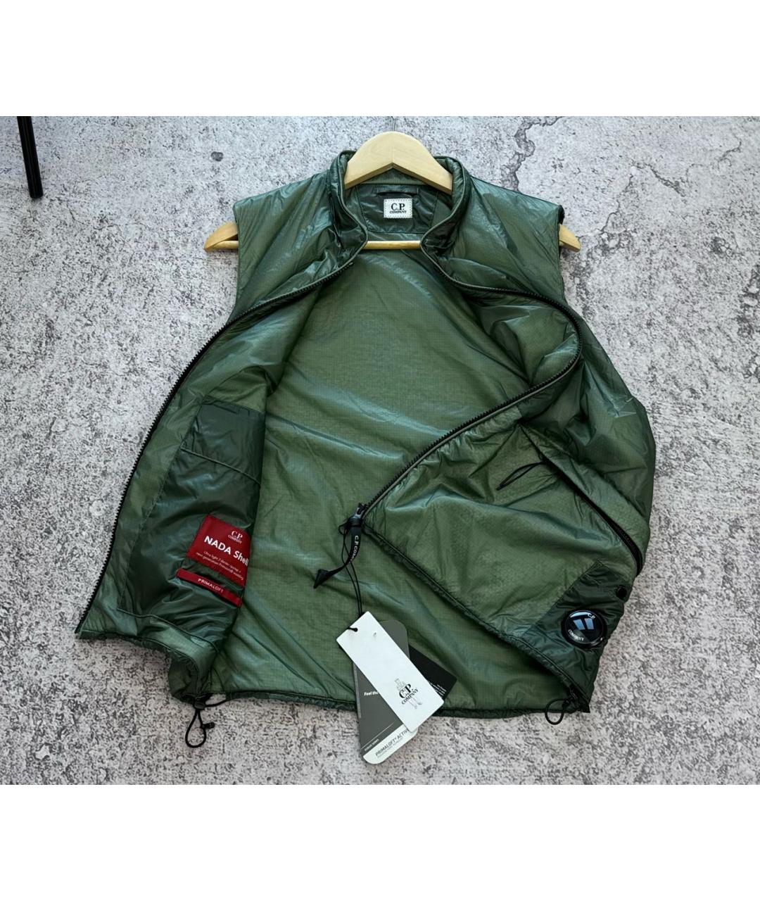 CP COMPANY Зеленый полиамидовый жилет, фото 2