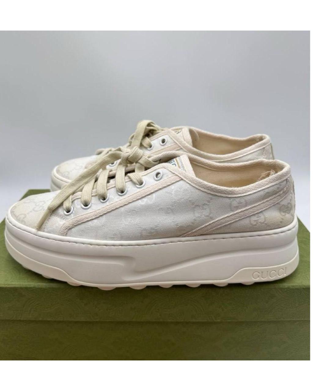 GUCCI Бежевые лоферы, фото 8