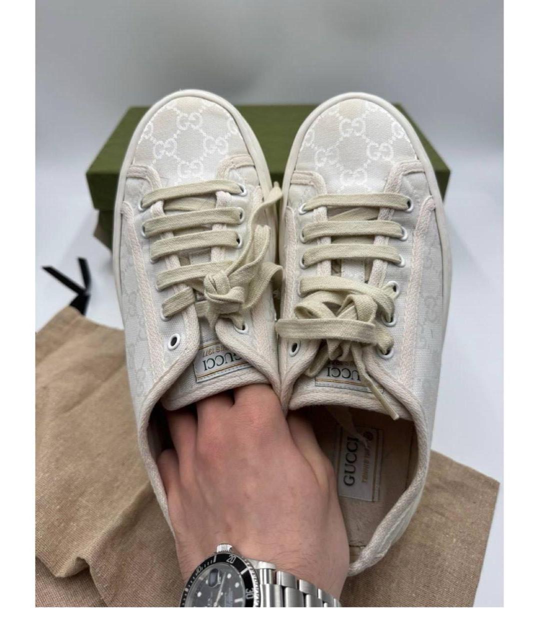 GUCCI Бежевые лоферы, фото 4