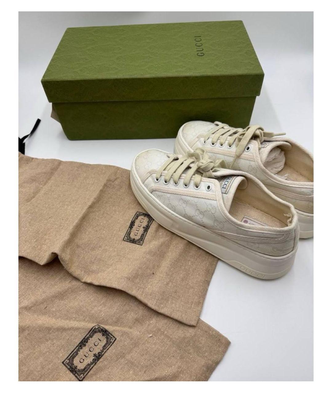 GUCCI Бежевые лоферы, фото 7