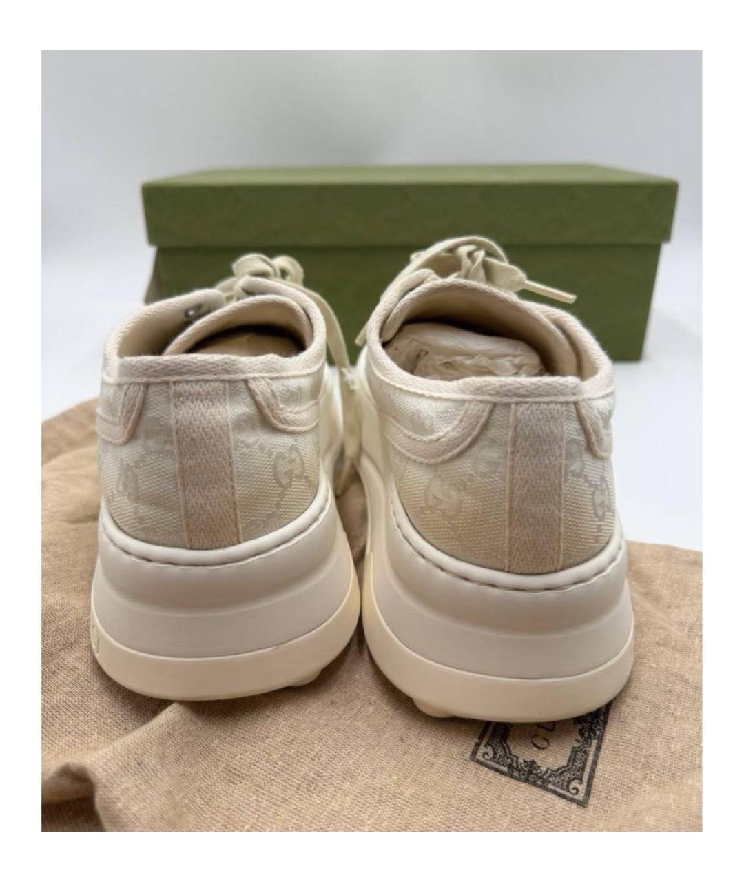 GUCCI Бежевые лоферы, фото 5