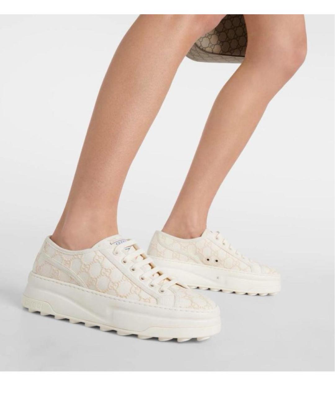 GUCCI Бежевые лоферы, фото 2